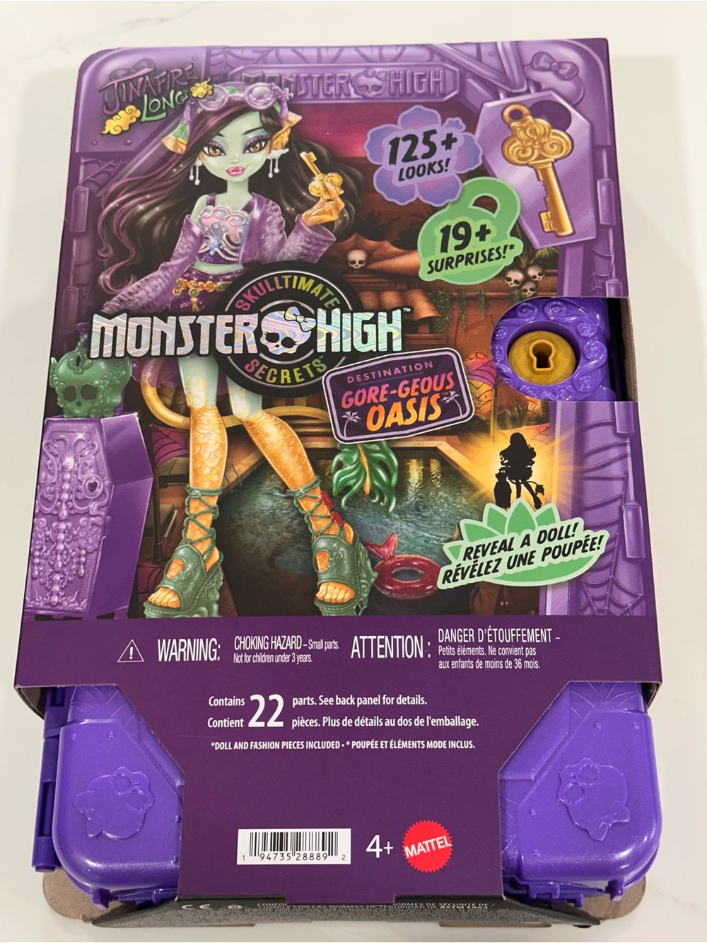 Mattel Monster High Doll Pack with Purple, Pink, Green and Teal Accents